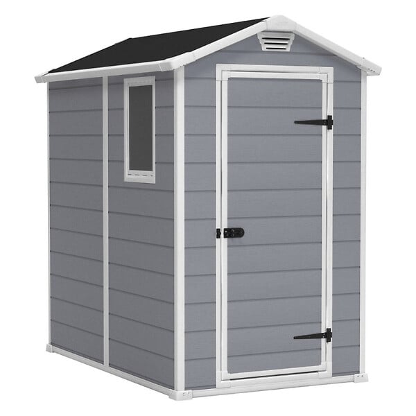 KETER - Keter Manor 4x6 abri de jardin + plafonnier LED inclus (230447-WO744) - large