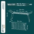 VOUNOT - Etendoir a linge telescopique pliable extensible ailes hautes 284x55x122cm metal noir - vignette