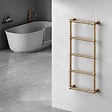 OTITEC - Sèche-serviettes électrique 120x53cm - 800W - Laiton PVD - ROMEO - vignette