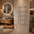 OTITEC - Sèche-serviettes électrique 120x53cm - 300W - Chromé - ROMEO - vignette