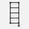 OTITEC - Sèche-serviettes électrique 120x53cm - 600W - Noir - ROMEO - vignette