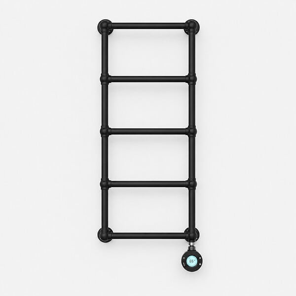 OTITEC - Sèche-serviettes électrique 120x53cm - 700W - Noir - ROMEO - large