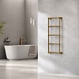 OTITEC - Sèche-serviettes électrique 120x53cm - 600W - Doré - ROMEO - vignette