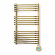 OTITEC - Sèche-serviettes électrique 86x55cm - 400W - Doré brossé - TONY - vignette
