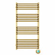 OTITEC - Sèche-serviettes électrique 121x55cm - 300W - Doré brossé - TONY - vignette