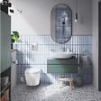 GROHE - Pack WC suspendu sans bride Start Round Ceramic + Abattant frein de chute + Bâti support autoportant + Plaque de commande chromé - vignette