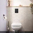 GROHE - Bâti-support hauteur réduite Rapid SL avec plaque commande Even noir mat - vignette