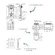 GROHE - Pack bâti-support autoportant Solido + Cuvette suspendue sans bride avec abattant Start Round + Plaque commande noir mat - vignette