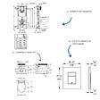 GROHE - Pack WC suspendu sans bride caréné + Abattant Bau Ceramic + Bâti-support autoportant + Plaque commande Cool Sunrise - vignette