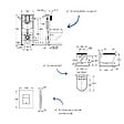 GROHE - Pack bâti-support mur porteur Rapid SL + Cuvette suspendue sans bride abattant Start Round + Plaque commande noir mat - vignette