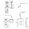 GROHE - Pack WC suspendu sans bride caréné + Abattant Start + Bâti-support autoportant + Plaque commande Cool Sunrise - vignette