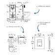GROHE - Pack WC suspendu sans bride caréné + Abattant Start + Bâti-support mur porteur + Plaque commande Cool Sunrise - vignette