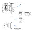GROHE - Pack bâti-support hauteur réduite Rapid SL + Cuvette suspendue sans bride abattant BauCeramic + Plaque commande noir mat - vignette