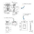 GROHE - Pack WC suspendu sans bride caréné + Abattant Bau Ceramic + Bâti-support hauteur réduite + Plaque commande Cool Sunrise - vignette