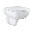 GROHE - Start Edge Ceramic ensemble WC suspendu sans bride avec abattant SoftClose, blanc brillant (39815000) - vignette