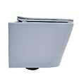 SWISS AQUA TECHNOLOGIES - Infinitio WC suspendu sans bride en céramique avec abattant SoftClose, bleu mat (SATINF010RREXPDBLM) - vignette