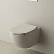 VITRA - Pack WC suspendu sans bride VitrA Sento lin + Abattant frein de chute + Bâti-support autoportant + Plaque chromée - vignette