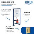 GROHE - Bâti-support autoportant Solido  + Plaque commande Skate Cosmopolitan Cool Sunrise - vignette