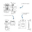 GROHE - Pack WC suspendu sans bride caréné + Abattant Start + Bâti-support hauteur réduite + Plaque commande Cool Sunrise - vignette