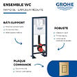 GROHE - Bâti-support largeur réduite Rapid SL + Plaque commande Skate Cosmopolitan Cool Sunrise - vignette