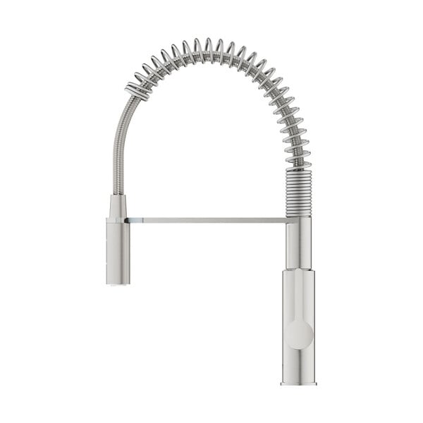 GROHE - Mitigeur monocommande évier avec douchette extractible, finition inox brossé Infinity (30614DC0) - large