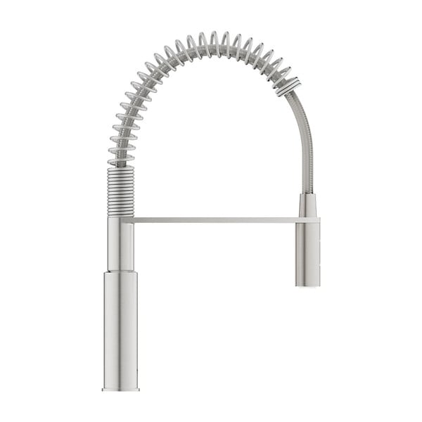 GROHE - Mitigeur monocommande évier avec douchette extractible, finition inox brossé Infinity (30614DC0) - large