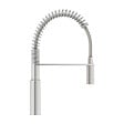GROHE - Mitigeur monocommande évier avec douchette extractible, finition inox brossé Infinity (30614DC0) - vignette