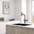 GROHE - Grohe K400 Evier en quartz composite avec égouttoir réversible 780x500 mm + Ceramia Timeless mitigeur (G31639TML1BGM-SET) - vignette