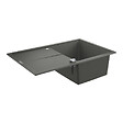 GROHE - K400 évier en quartz composite avec égouttoir réversible 780x500 mm + Ceramia Timeless mitigeur (G31639TML2BGM-SET) - vignette