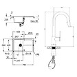 GROHE - K400 évier en quartz composite avec égouttoir réversible 780x500 mm + Ceramia Timeless mitigeur (G31639TML2BGM-SET) - vignette