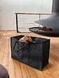 DIXNEUF - Sac à bûches toile de jute Natureo noir 100 kg - vignette