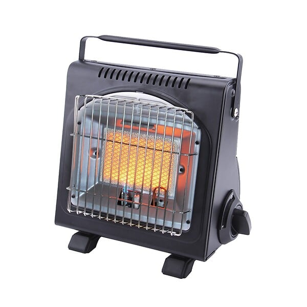 INTEC - Chauffage à Gaz Portable 1700W Fuego + 4 Cartouches Butane EN417 Piezo HSC ODS Anti-Basculement INTEC - large