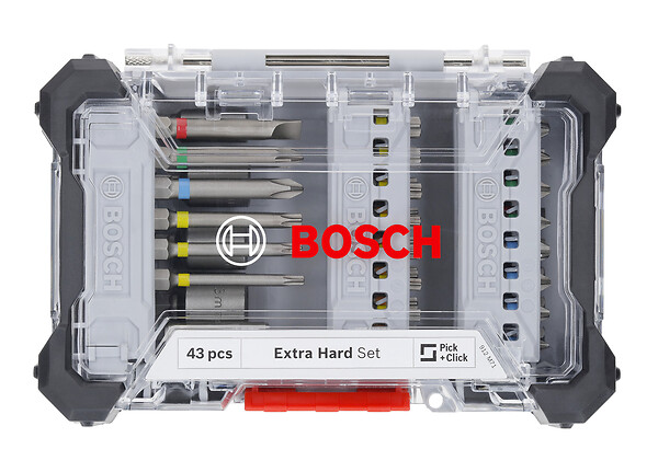 BOSCH - Coffret d'embouts de vissage Extra Hard, 43 pièces Bosch Pro - 2607017723 - large
