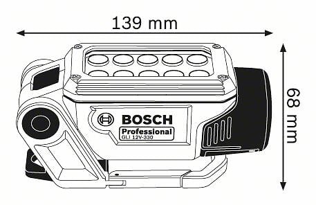 BOSCH - Lampe  GLI 12V-330 - sans batterie - 06014A0000 - large
