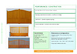 GD MENUISERIES - Portail En Bois Ajouree L3,50m x H1,10/1,30 (sans quincaillerie) - vignette