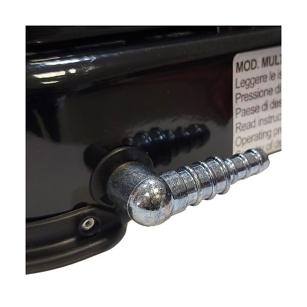 INTEC - Réchaud à gaz portable 2 feux 3200W Brûleurs Inox - Plaque de cuisson gaz Butane ou Propane Design Noir INTEC - large