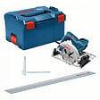 BOSCH - Scie circulaire GKS 55 1350 W -  - avec GCE + Rail 140 cm - L-BOXX - 0615990M91 - vignette