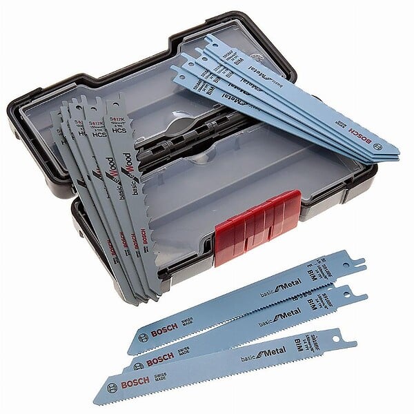 BOSCH - Coffret de 15 lames pour scie sabre BOSCH PRO 2607010901 - large