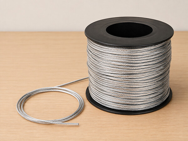 ARTITEQ - Bobine de câble acier 1,5 mm - 100 ML - Accrochage Tableau Artiteq - large