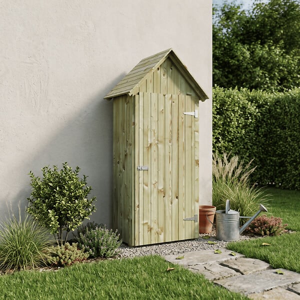 FOREST STY - Armoire de jardin bois WISSANT - 0,4 m² - large