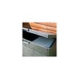 INTEC - Coffre de rangement extérieur 170L - Coffre de Jardin Anthracite dimensions 78L x 55l x 52H cm - Résine - Poignées de transport - vignette