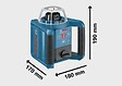 BOSCH - Laser roratif Bosch GRL 300 HV rouge  coffret - vignette