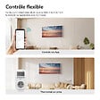 EMKE - EMKE Radiateur Infrarouge 1200W, Panneau Chauffant Décoratif Mural 119,5x59,5cm, Thermostat WiFi Connecté, - vignette
