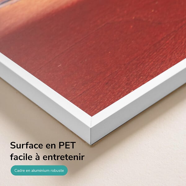 EMKE - EMKE Radiateur Infrarouge 1200W, Panneau Chauffant Décoratif Mural 119,5x59,5cm, Thermostat WiFi Connecté, - large