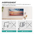 EMKE - EMKE Radiateur Infrarouge 1200W, Panneau Chauffant Décoratif Mural 119,5x59,5cm, Thermostat WiFi Connecté, - vignette