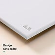 EMKE - EMKE Radiateur Infrarouge 1200W, Panneau Chauffant Mural 119,5x59,5cm avec Thermostat WiFi Connecté, Sans Cadre, Blanc - vignette