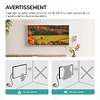 EMKE - EMKE Radiateur Infrarouge 1200W, Panneau Chauffant Décoratif Mural 119,5x59,5cm, Thermostat WiFi Connecté, - vignette
