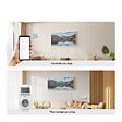 EMKE - EMKE Radiateur Infrarouge 1200W, Panneau Chauffant Décoratif Mural 119,5x59,5cm, Thermostat WiFi Connecté, - vignette