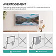 EMKE - EMKE Radiateur Infrarouge 1200W, Panneau Chauffant Décoratif Mural 119,5x59,5cm, Thermostat WiFi Connecté, - vignette
