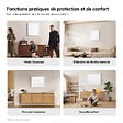 EMKE - EMKE Radiateur Infrarouge 300W, Panneau Chauffant Mural 59,5,5x50,5cm avec Thermostat WiFi Connecté, Blanc - vignette